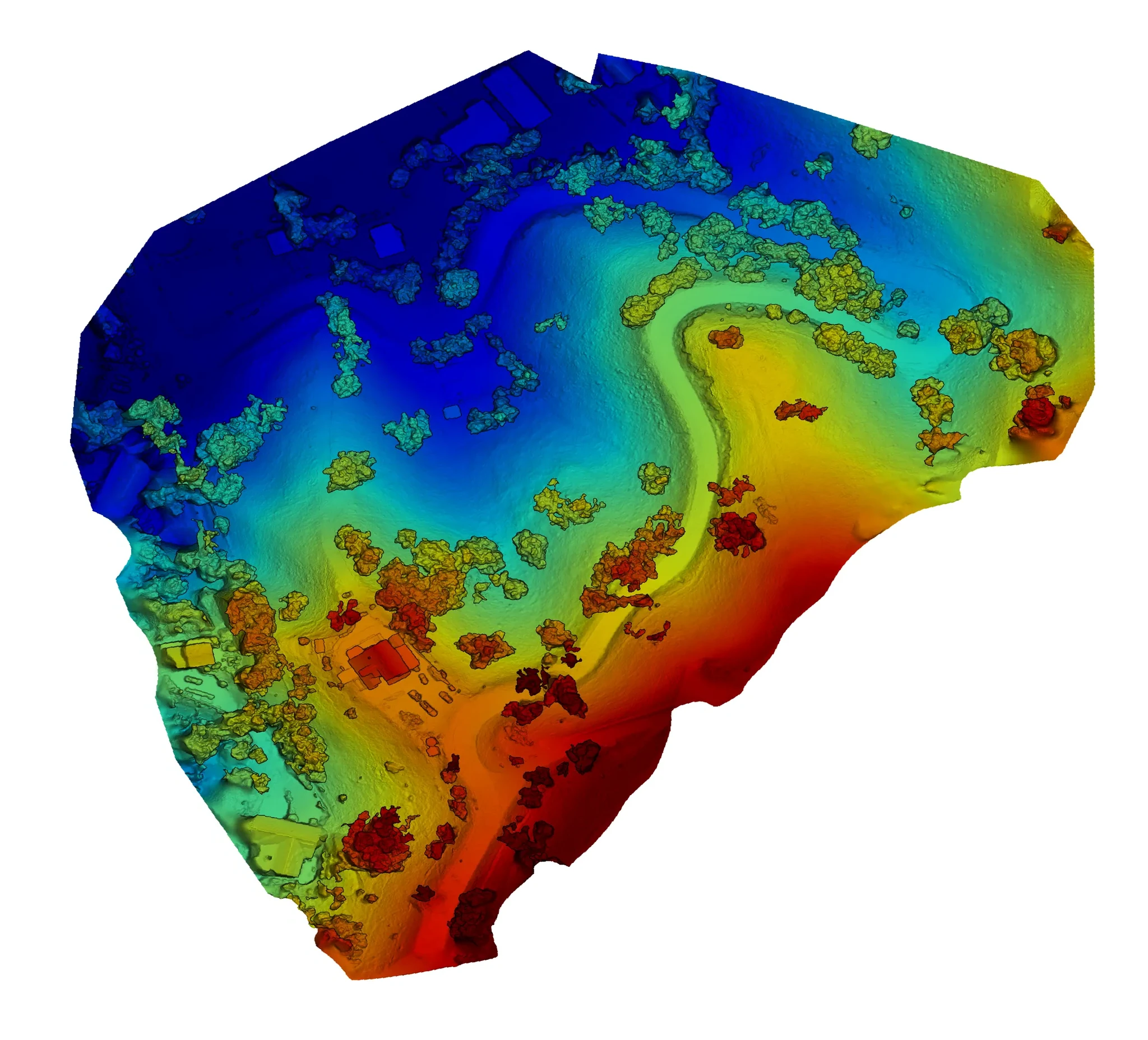 Elevation Heatmap (DSM)